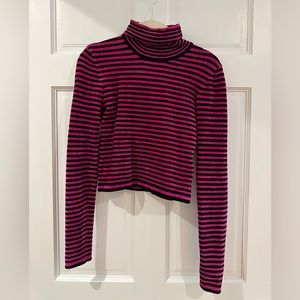 Ronny Kobo Cropped Turtleneck